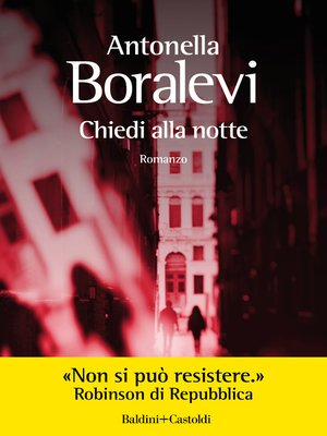 cover image of Chiedi alla notte